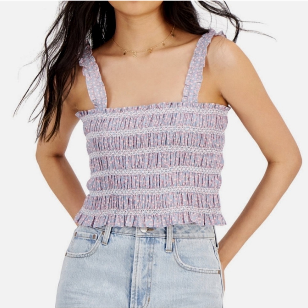French Connection Smocked Top